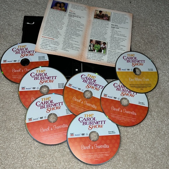 Carol Burnett Show DVD Set - Carol’s Favorites- 6 discs plus bonus 7th. -Used - Picture 3 of 15